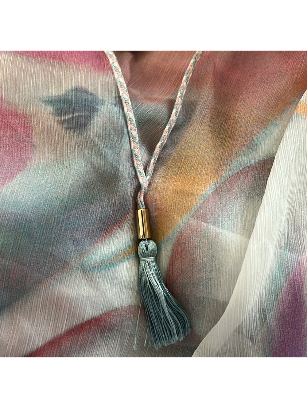 Etro Abito Mare Kaftan-Style Dress in Pastel (Made in Italy) Size 38, NWT $1,550 - Picture 13 of 15